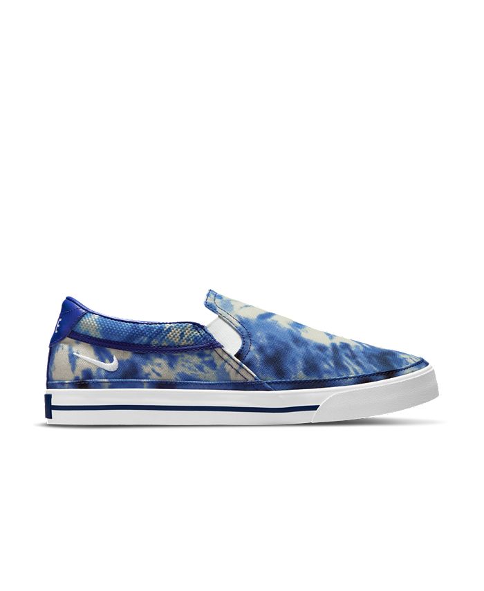 Nike Men's Court Legacy Print Slip-On Casual Sneakers from Finish Line ...