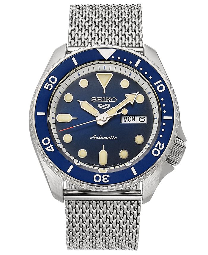 seiko men's bracelet watch