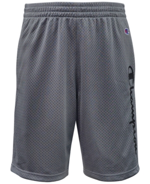 Champion Big Boys Essential Logo Mesh Shorts