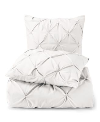 Pinch Pleat 3-Pc. Duvet Cover Set, Queen