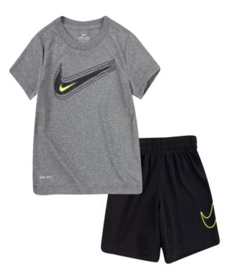 Nike Little Boys Value T-shirt and Shorts Set, 2 Piece - Macy's
