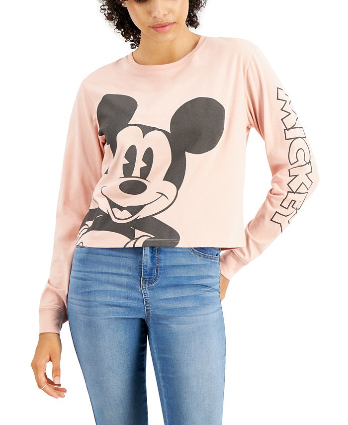 Disney Juniors Mickey Long Sleeve T Shirt Macy s