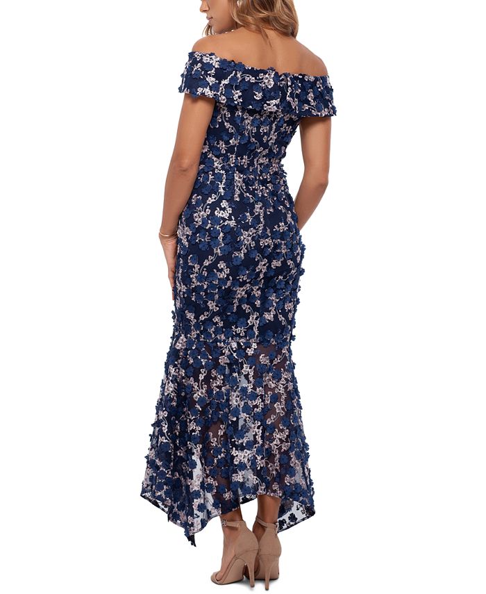 3d floral gown xscape
