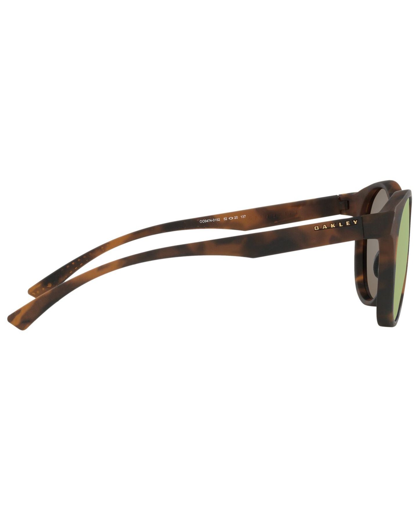 Женские солнцезащитные очки Oakley OO9474 52, цвет: Коричневый черепаховый / Розовое золото — фото 4