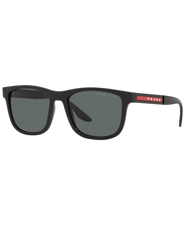 PRADA LINEA ROSSA Men's Polarized Sunglasses, PS 04XS 54 - Macy's