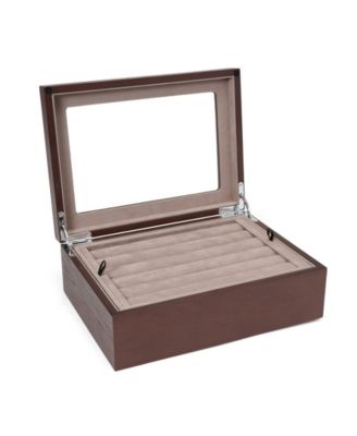 Men&#39;s Espresso Cufflinks Collector&#39;s Case