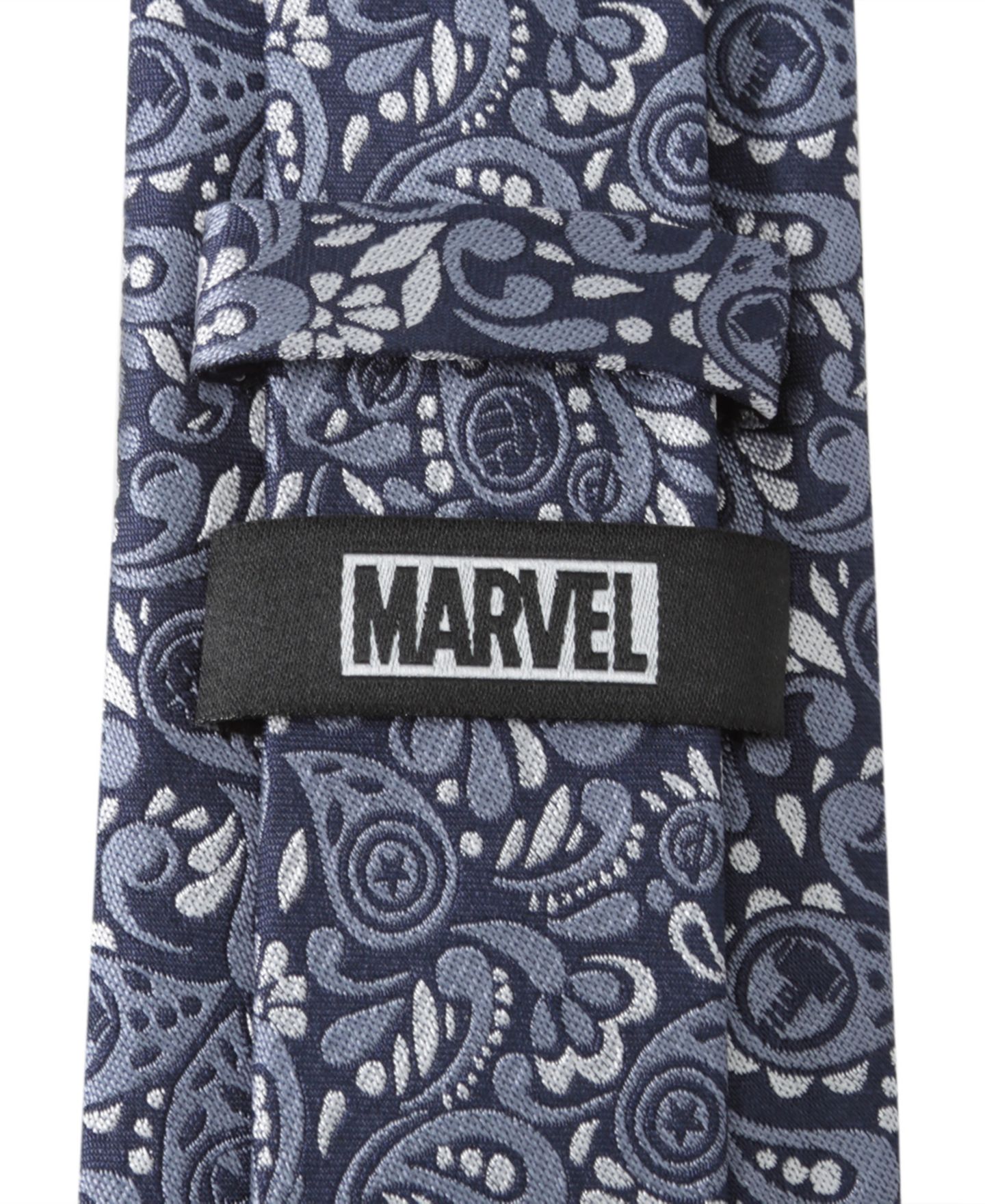 Мужские галстуки Marvel Avengers Paisley Icons Tie, цвет: Тёмно-синий — фото 3