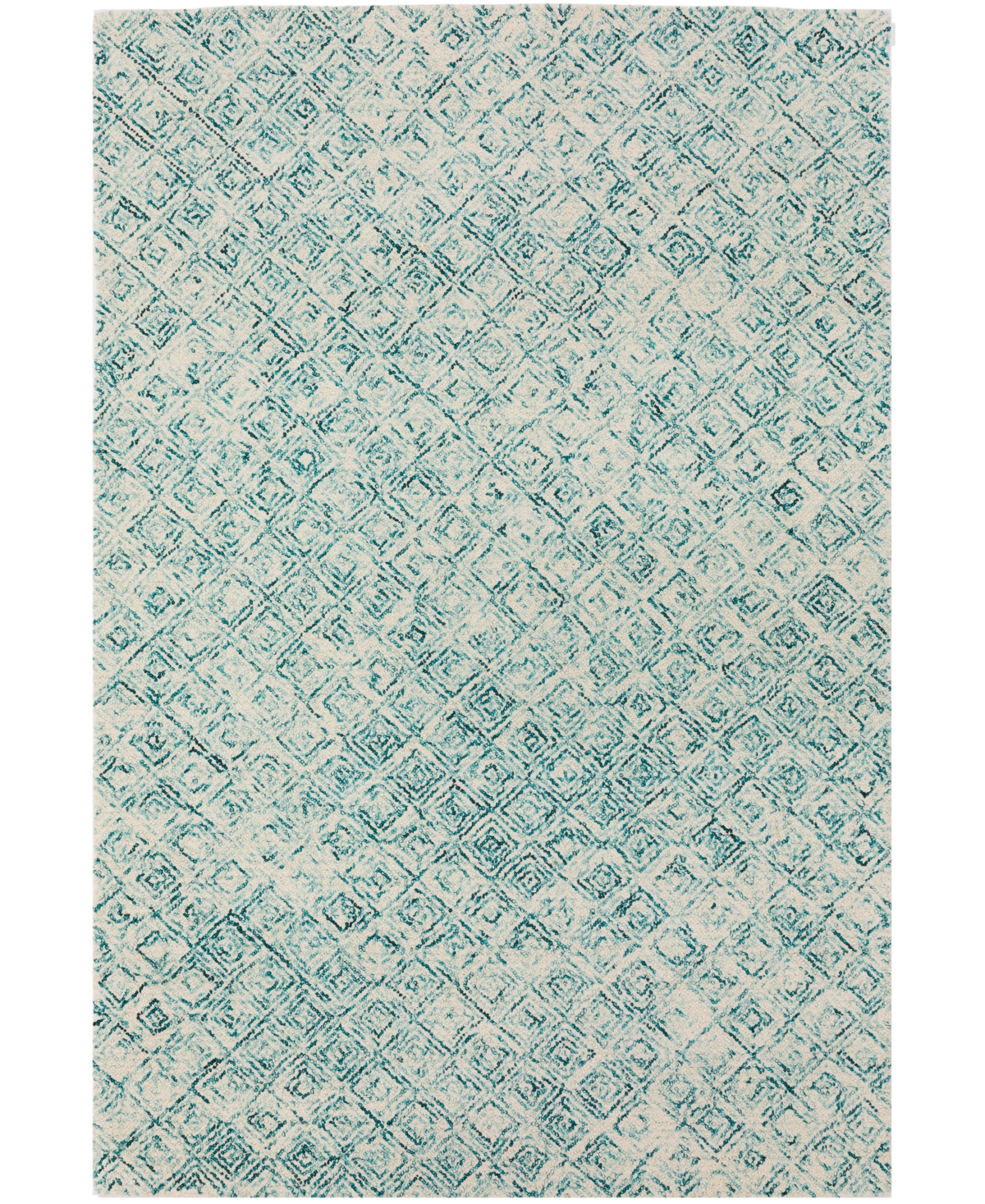 D Style Eve Zz1 3'6in x 5'6in Area Rug - Teal