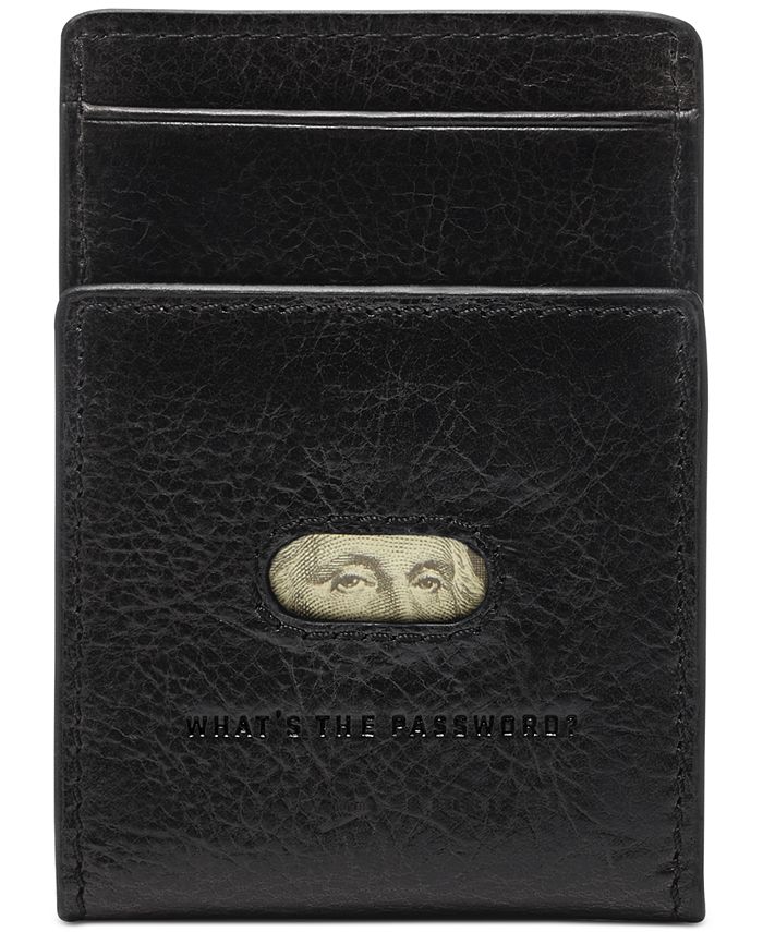 Fossil Mens Andrew Card Case in Cognac Macy's
