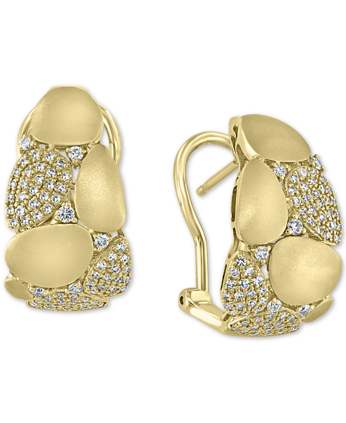 Effy Collection Effy Diamond Hoop Earrings (1/2 ct. t.w.) in 14k Gold