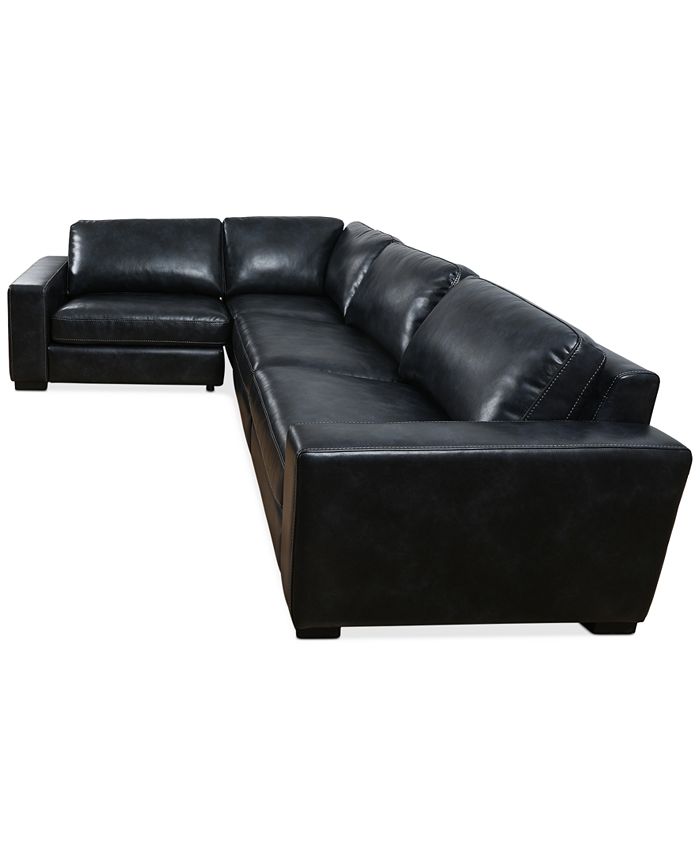Furniture Madilex 4Pc. Beyond Leather Sectional, Created for Macy's & Reviews Furniture Macy's