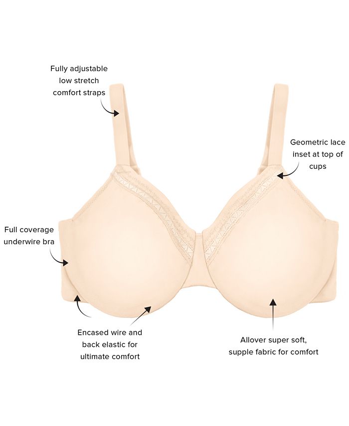 Wacoal Perfect Primer Underwire Bra 855213, Up To I Cup In Cloud