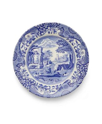 Blue Italian Salad Plates, Set of 4