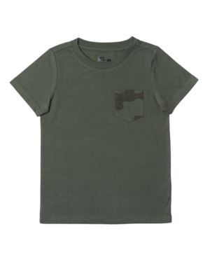 Little Boys Camo Pocket Basic T-shirt
