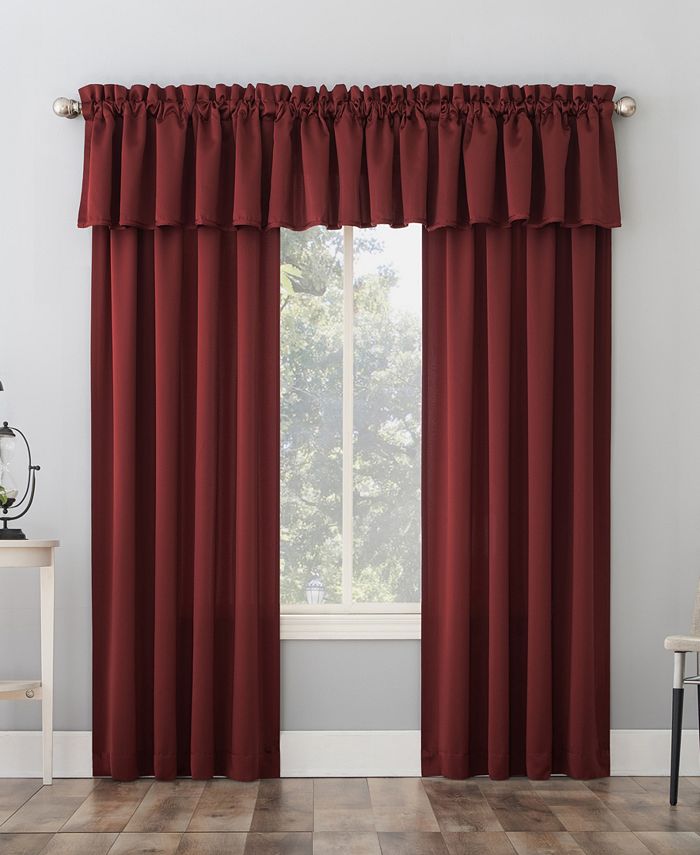 Sun Zero Grant Room Darkening Rod Pocket Curtain Panel, 84" L x 54" W Macy's