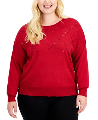 macys embellished sweaters