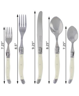 Laguiole 20 Piece Stainless Steel Flatware Set, Service for 4