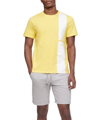 Calvin Klein - Men's Vertical Stripe Logo Graphic T-Shirt
