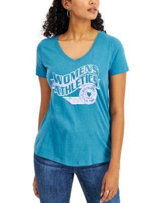 Style & Co - Cotton Athletics Graphic T-Shirt