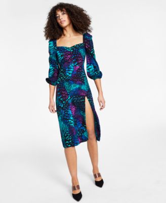 Macy's animal print shops dress