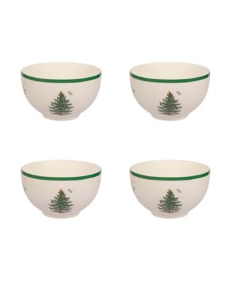 Spode Christmas Tree Rice Bowl, Set of 4 - Macy's