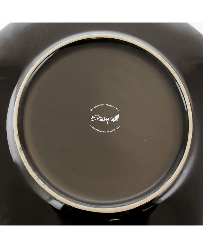 Elama Floral Accents Dinnerware Set of 16 Pieces Macy's