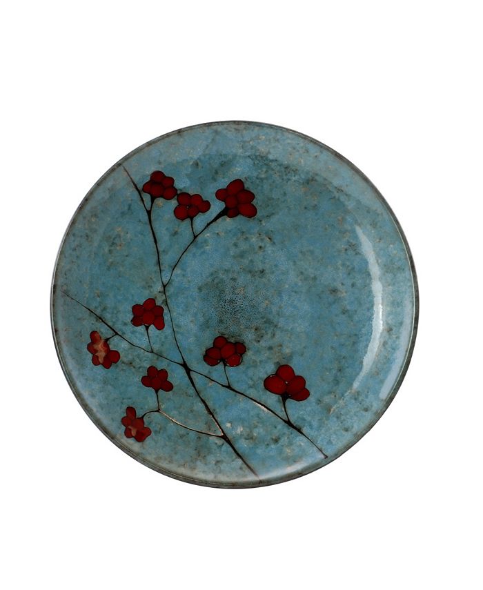 Elama Floral Accents Dinnerware Set of 16 Pieces Macy's