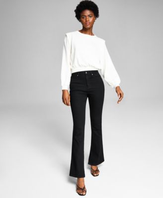 And Now This High-Rise Flare Jeans 