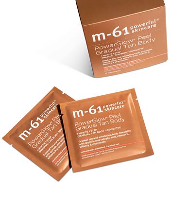 m-61 by Bluemercury - PowerGlow Peel Gradual Tan Body, 10 treatments