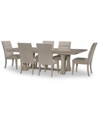 milano 6 seat dining set