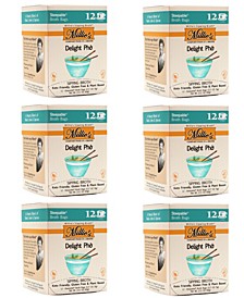 Delight Pho Sipping Broth Bags, 6 Pack Case with 72 Total Serving