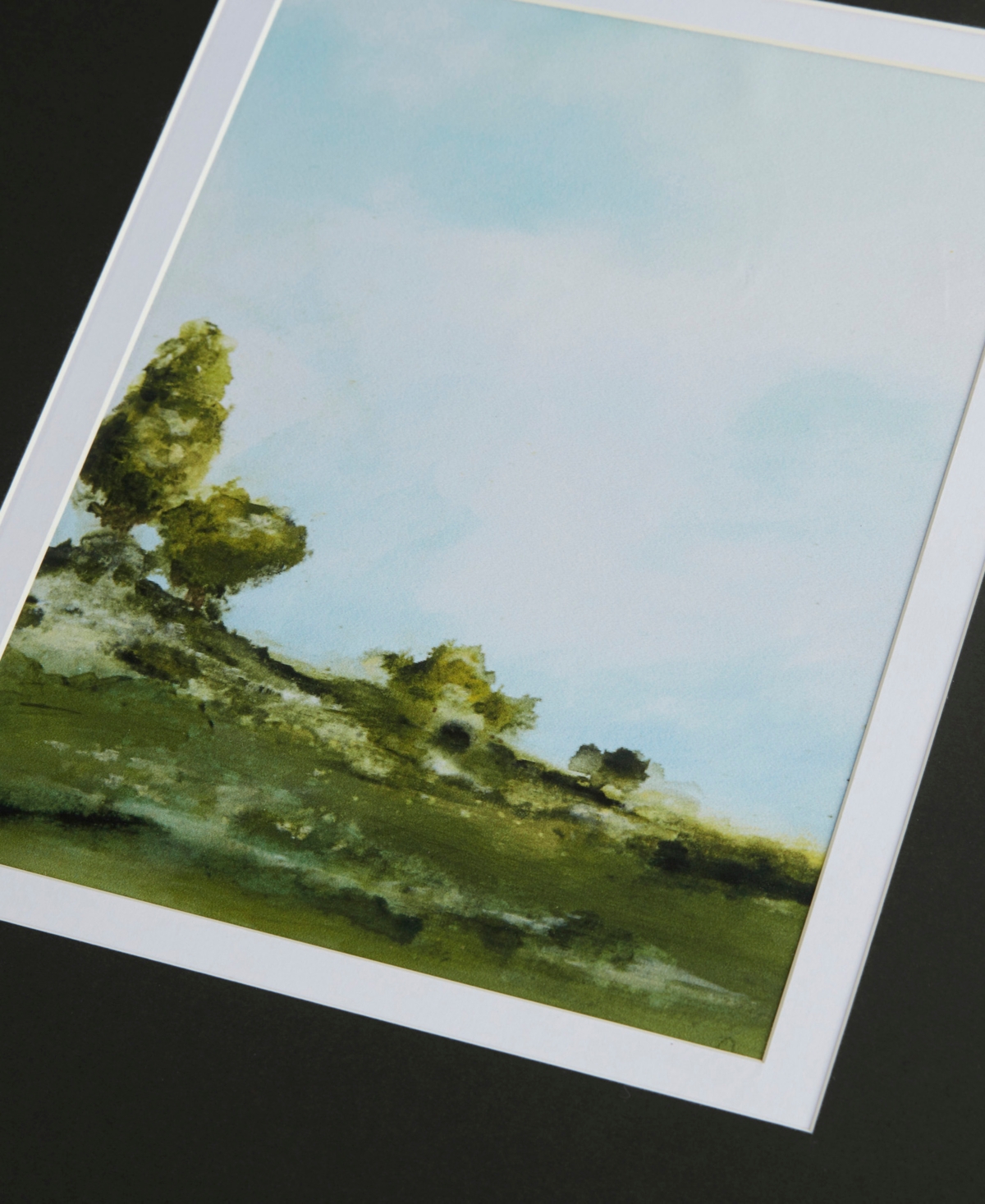 Martha Stewart Collection Across The Plains I Framed Glass Wall Art, L x W