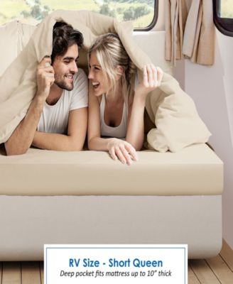 Premier 1800 Series Deep Pocket Bed 4 Piece Sheet Set, RV Queen