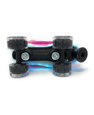 Chicago Pulse LED Light Up Quad Roller Skates, Pink