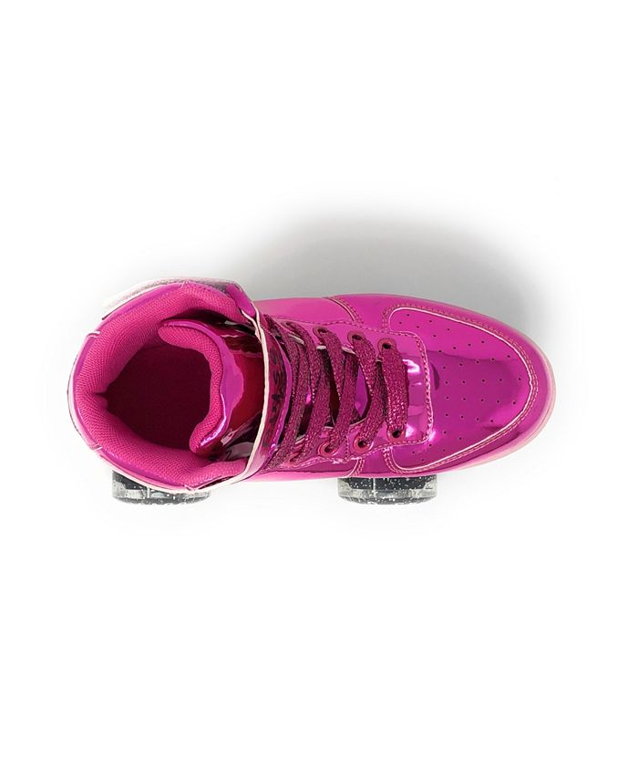 Chicago Skates Chicago Pulse LED Light Up Quad Roller Skates, Pink