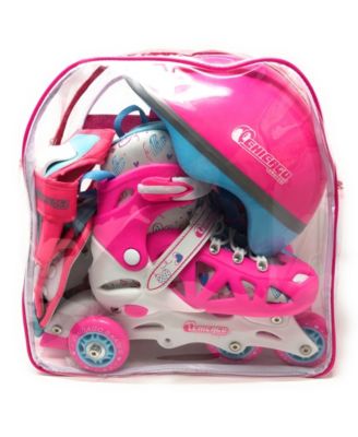 Chicago Adjustable Inline Training Skate 8pc Combo Set - Size M (1-4)