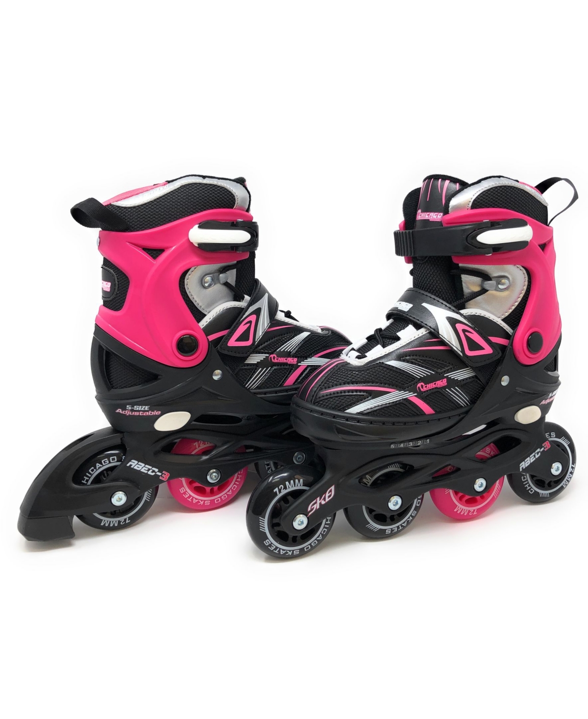 Chicago Skates Girls Adjustable Inline Skates - Size (J13-4)