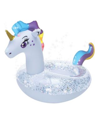 Splash Buddies inflatable Unicorn Glitter Pool Float Ring