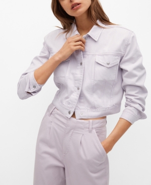 Mango Cotton Denim Jacket