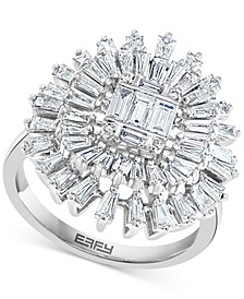 EFFY® Diamond Baguette Cluster Statement Ring (1-1/3 ct. t.w.) in 14k White Gold