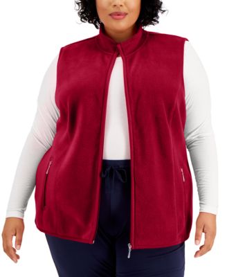 karen scott fleece vest