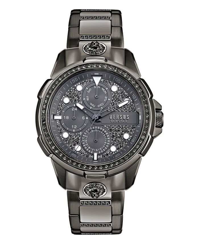 Versus by Versace Versus Men's 6E Arrondissement Gray Stainless Steel Bracelet Watch 46mm