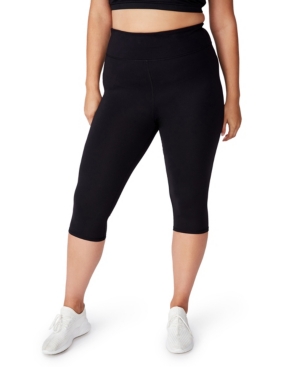 Plus Size Trendy Active Core Capri Tight Leggings