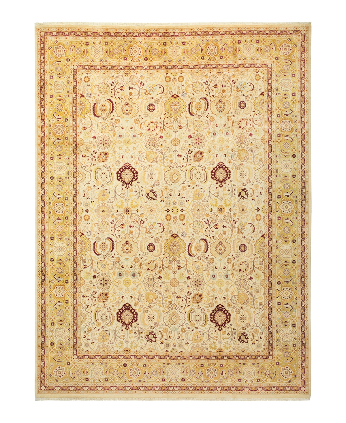 Closeout! Adorn Hand Woven Rugs Mogul M1261 9'3in x 12'3in Rectangle Area Rug - Ivory