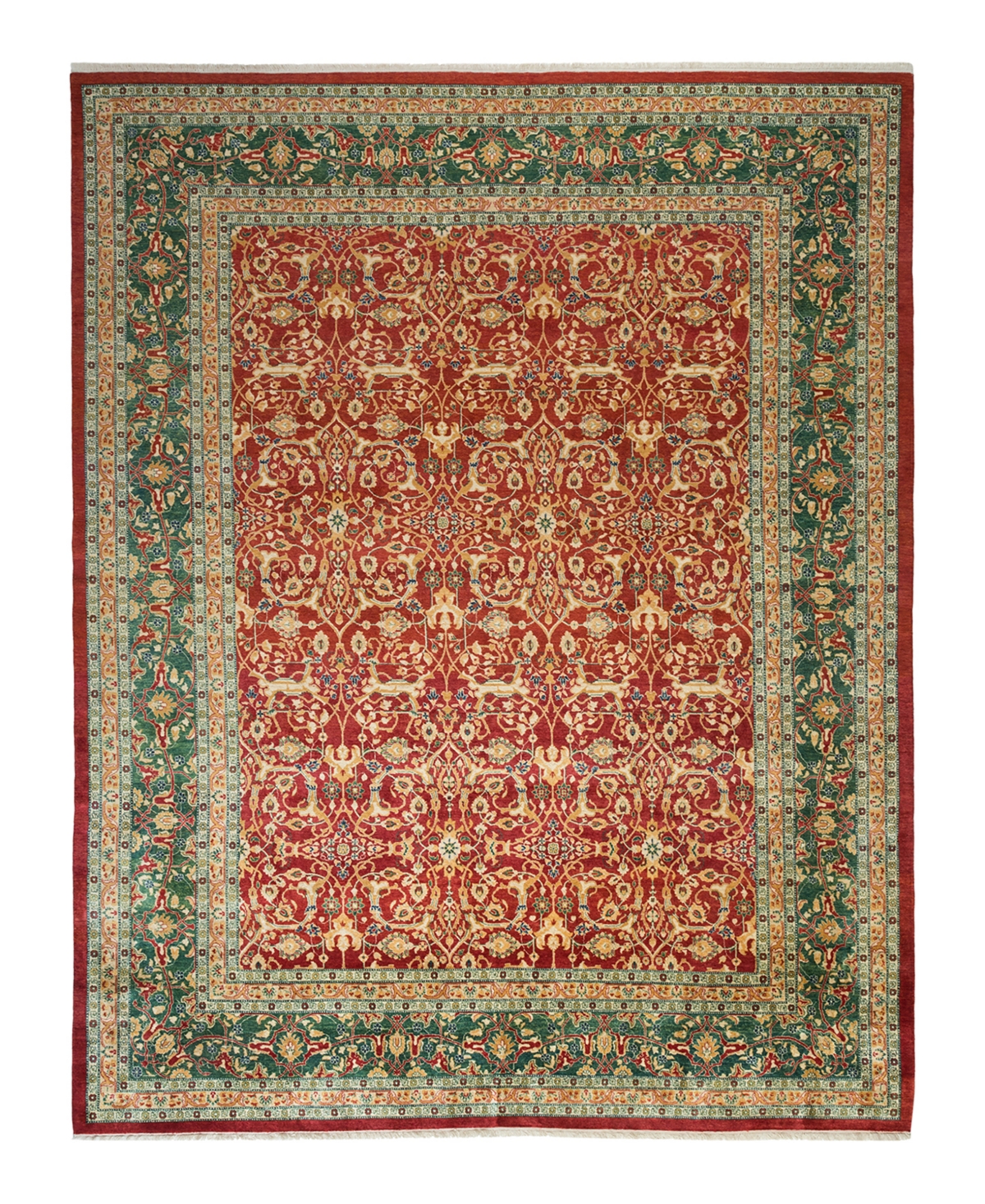 Closeout! Adorn Hand Woven Rugs Mogul M1656 8'3in x 10'3in Area Rug - Red