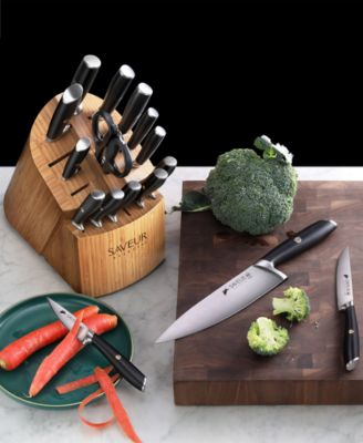 Photo 1 of ** FACTORY SEALED** SAVEUR SELECTS Voyage Series Forged German Steel 17-Pc. Cutlery Set