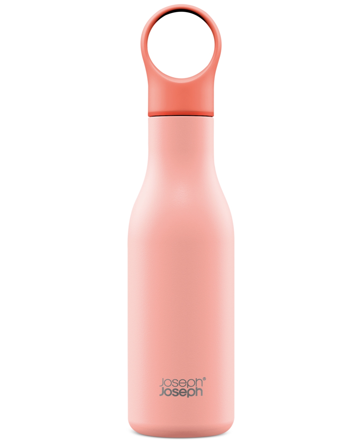 Joseph Joseph Loop Insulated Water Bottle In Coral