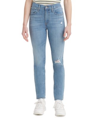 Shop Levi's Levis Womens 724 Straight Leg Jeans Collection In Carbon Glow