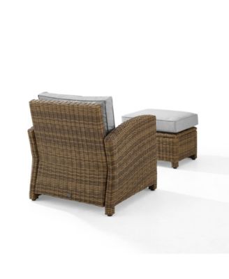 Bradenton Outdoor Wicker Chair Set, 2 Piece