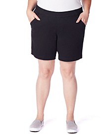 Plus Size Gracie Pull On 8" Shorts